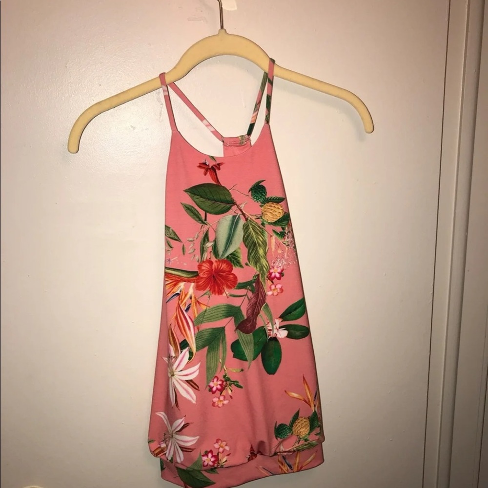 Floral tank top